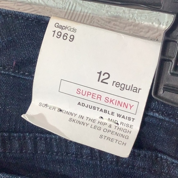 GAP Kids NEW - Sz 12 - super skinny ankle stretch jeans - Picture 2 of 4